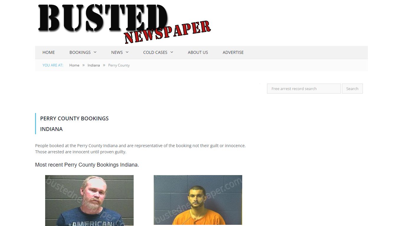 Perry County, IN Mugshots - BUSTEDNEWSPAPER.COM